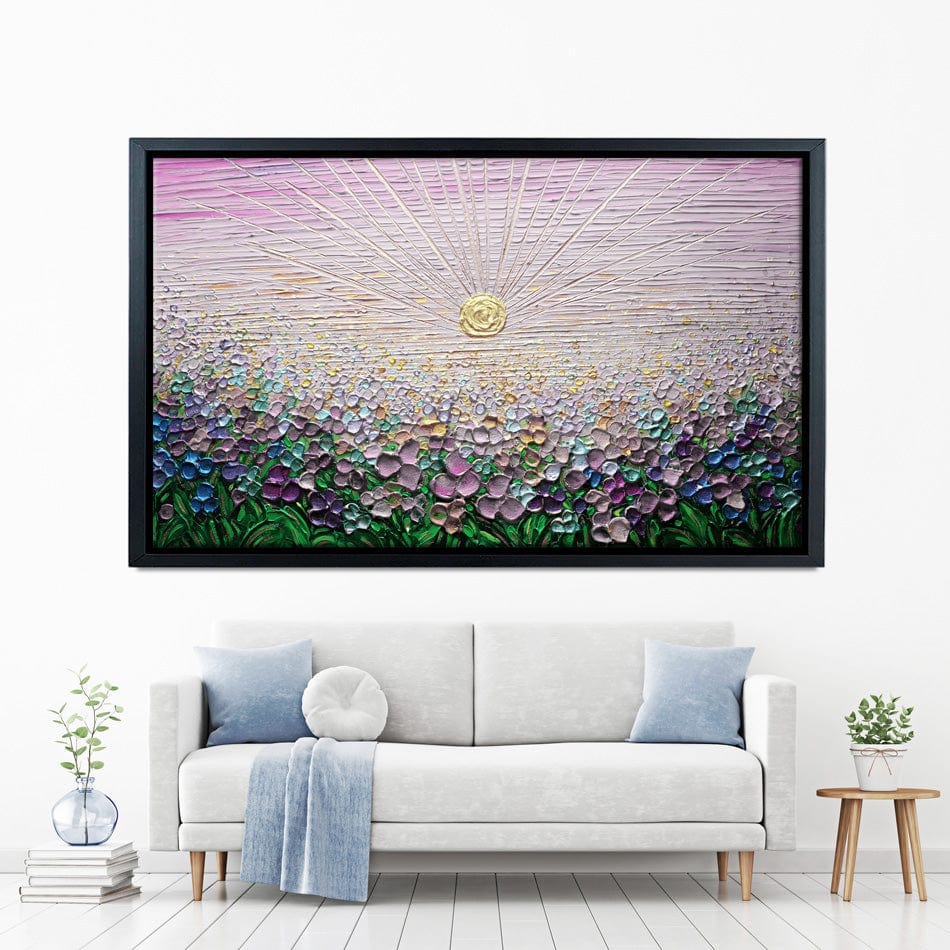 Romance In Purple Canvas Print wall art product Expression By Nada