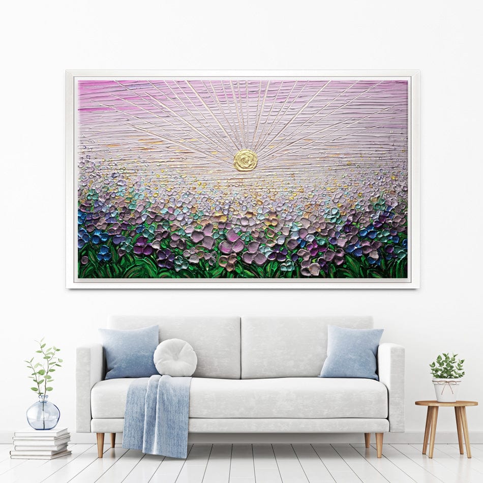Romance In Purple Canvas Print wall art product Expression By Nada