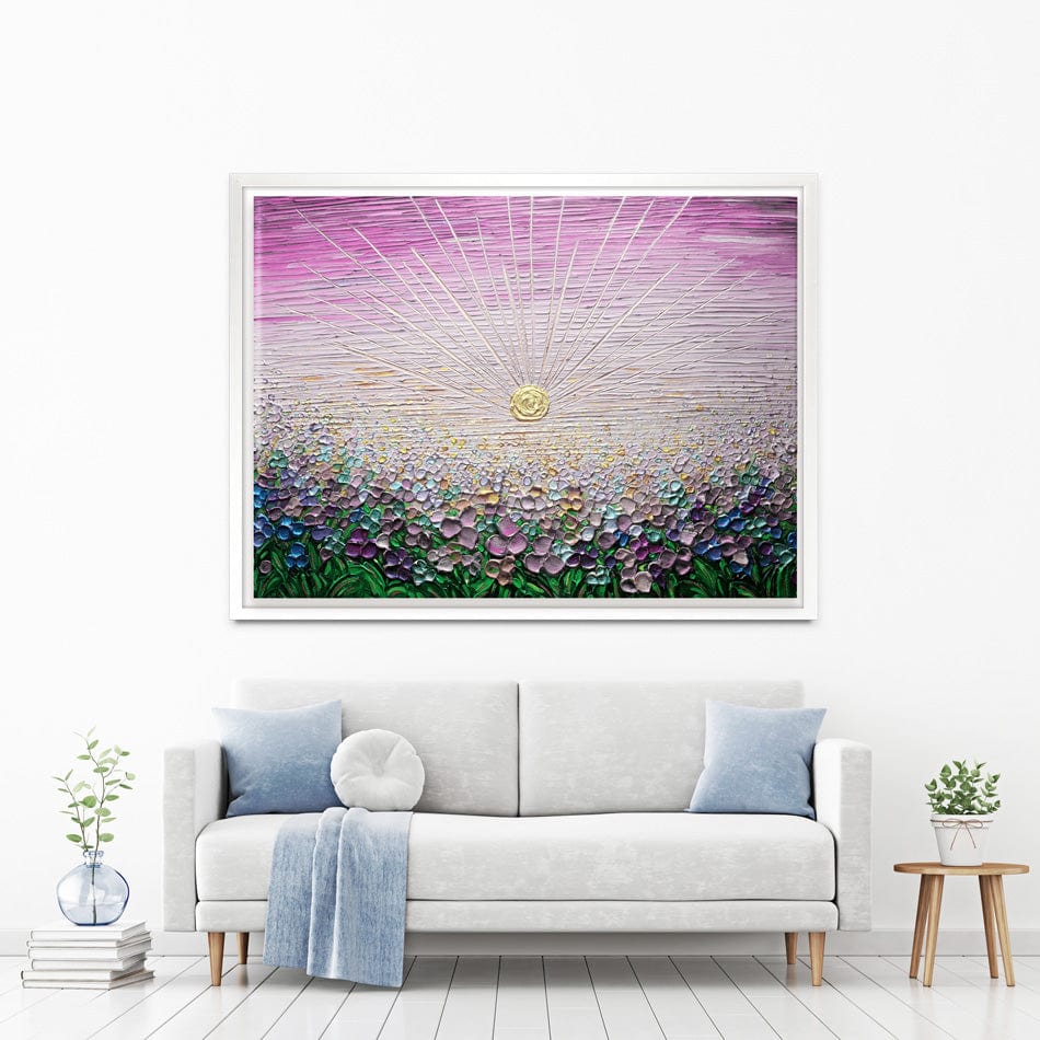 Romance In Purple Canvas Print wall art product Expression By Nada