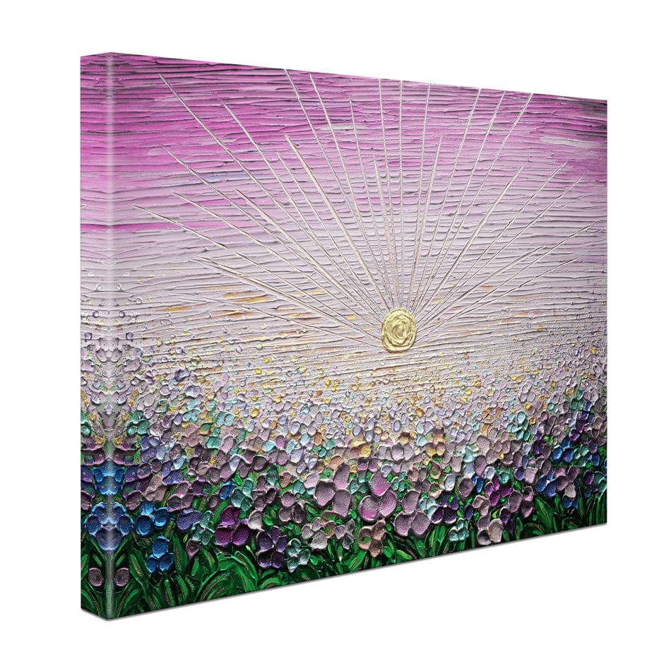 Romance In Purple Canvas Print wall art product Expression By Nada