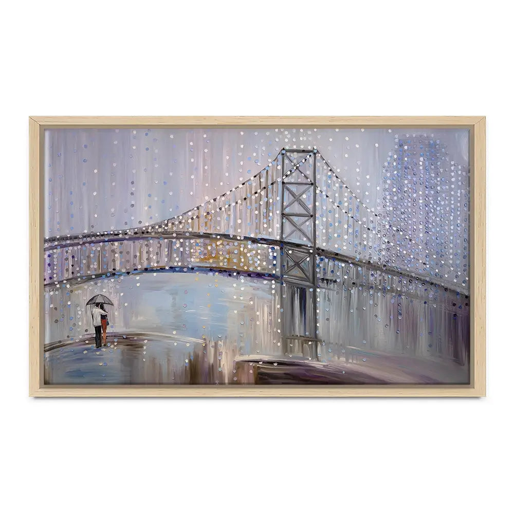 Romantic Rainy Date Canvas Print Romantic Rainy Date Canvas Print wall art product Ekaterina Ermilkina