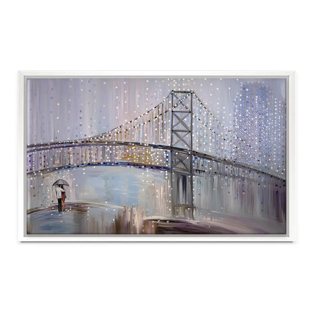 Romantic Rainy Date Canvas Print Romantic Rainy Date Canvas Print wall art product Ekaterina Ermilkina