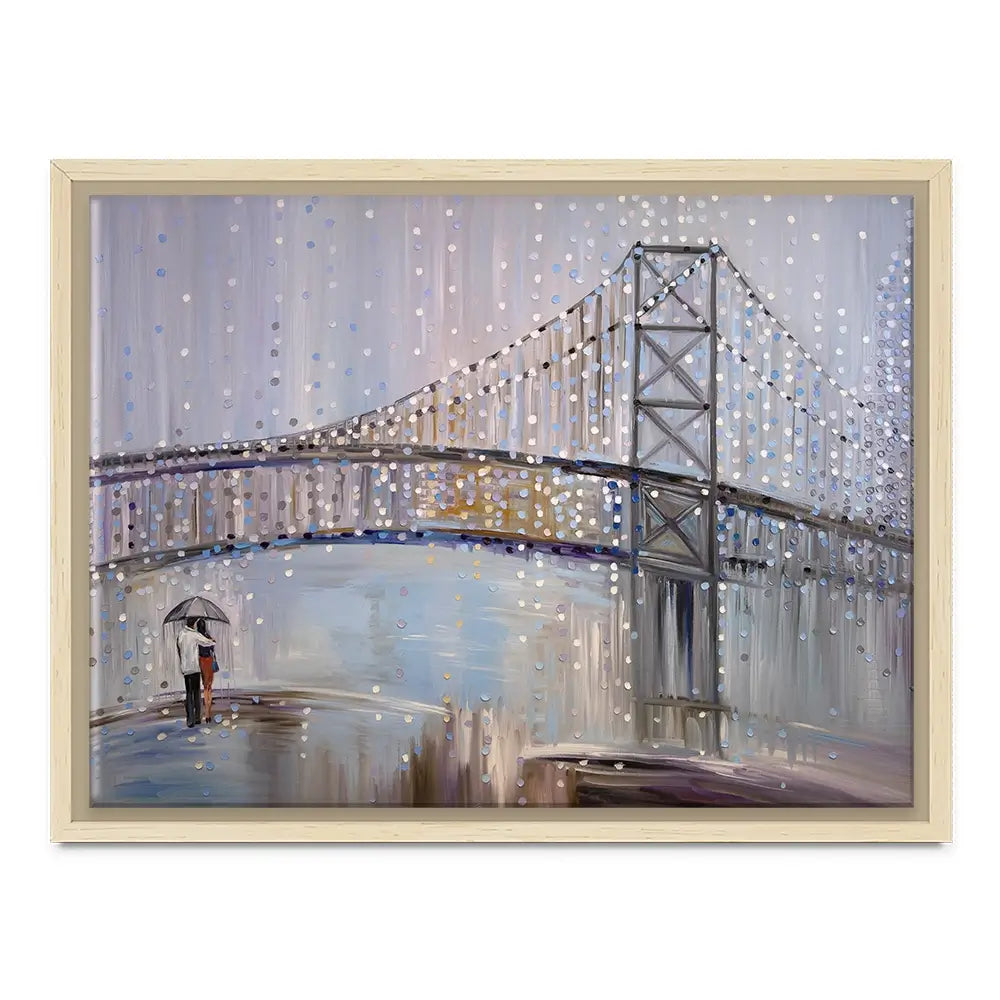 Romantic Rainy Date Canvas Print Romantic Rainy Date Canvas Print wall art product Ekaterina Ermilkina