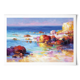 Romantic Seascape Impressions Art Print Romantic Seascape Impressions Art Print wall art product Leon Devenice
