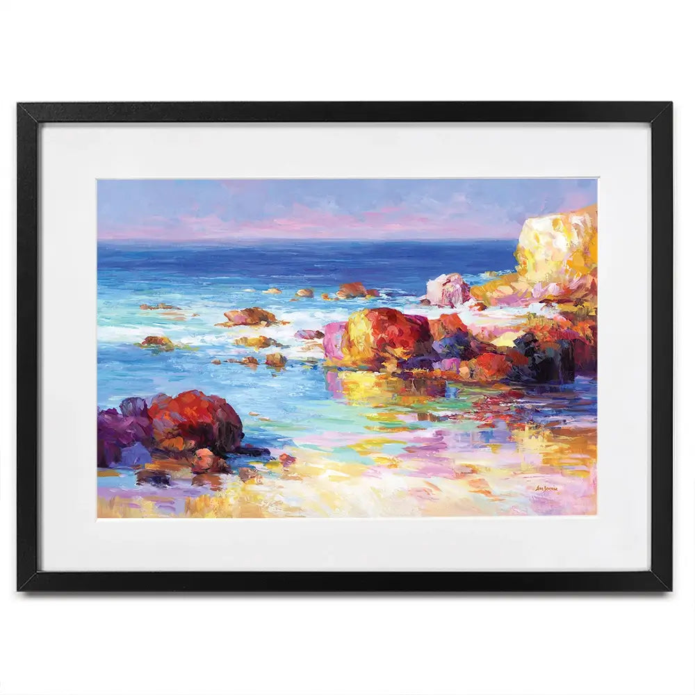 Romantic Seascape Impressions Framed Art Print Romantic Seascape Impressions Framed Art Print wall art product Leon Devenice