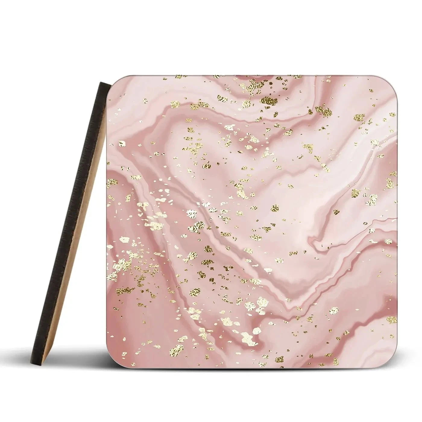 Rose Marble Speckles Coaster Set Rose Marble Speckles Coaster Set wall art product NikaMooni / Shutterstock