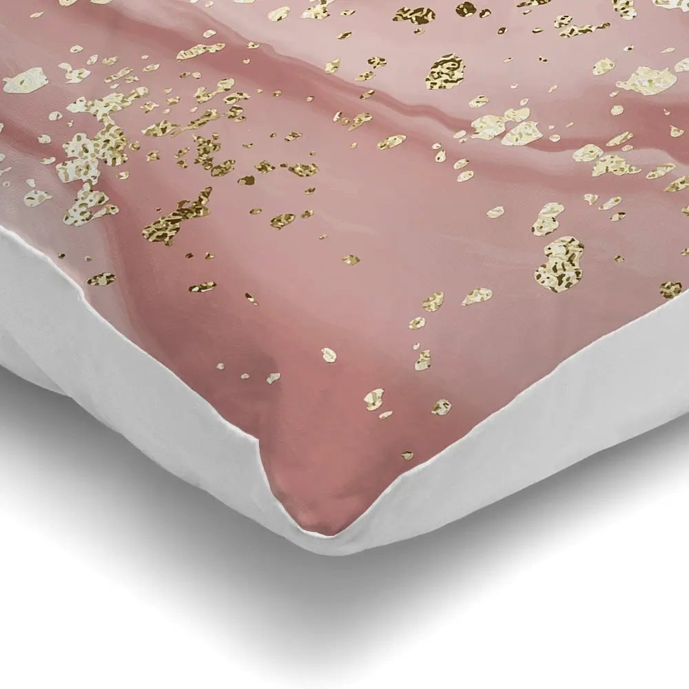 Rose Marble Speckles Cushion Rose Marble Speckles Cushion wall art product NikaMooni / Shutterstock