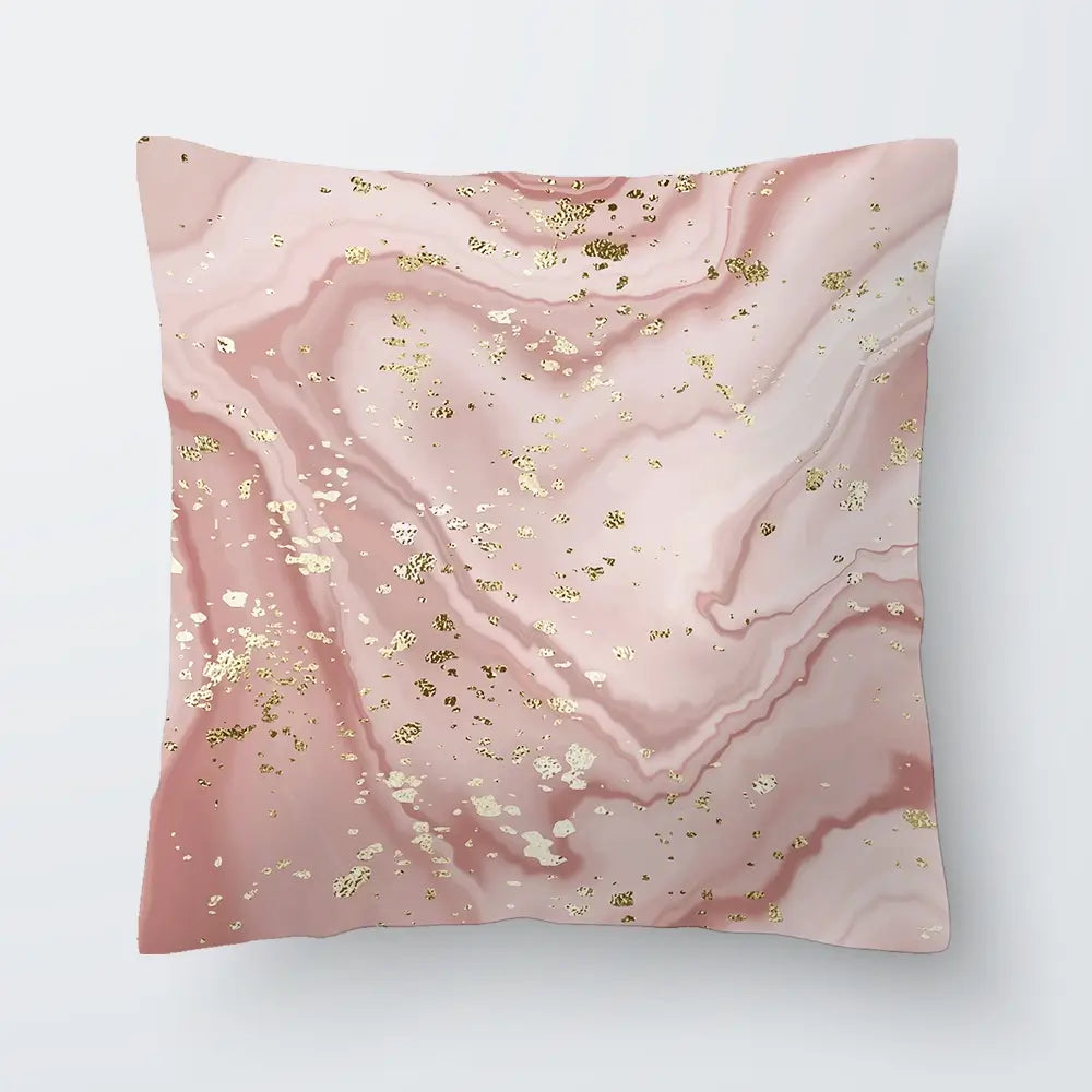 Rose Marble Speckles Cushion Rose Marble Speckles Cushion wall art product NikaMooni / Shutterstock