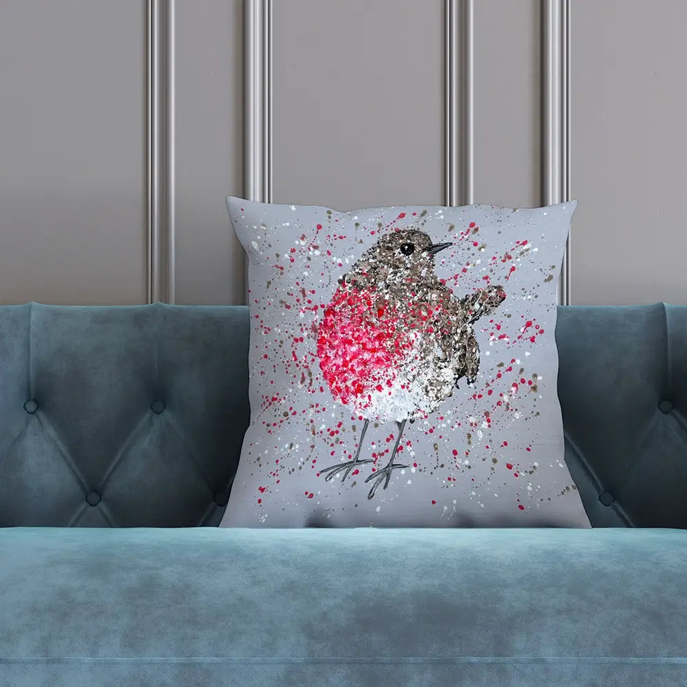 Rosie Robin Cushion Rosie Robin Cushion wall art product Jo Gough