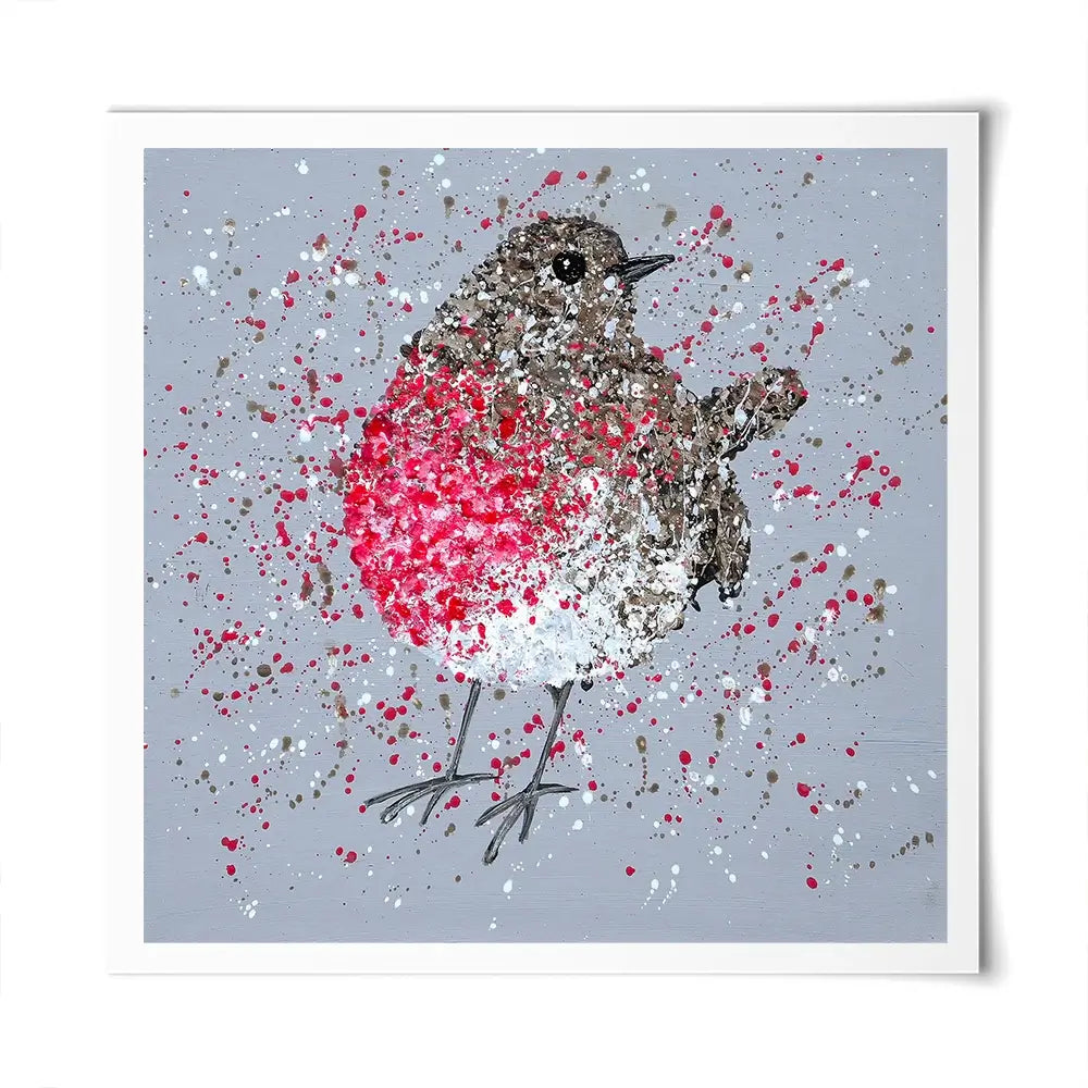 Rosie Robin Square Art Print Rosie Robin Square Art Print wall art product Jo Gough
