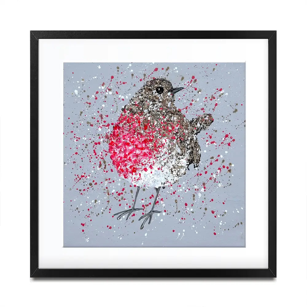 Rosie Robin Square Framed Art Print Rosie Robin Square Framed Art Print wall art product Jo Gough