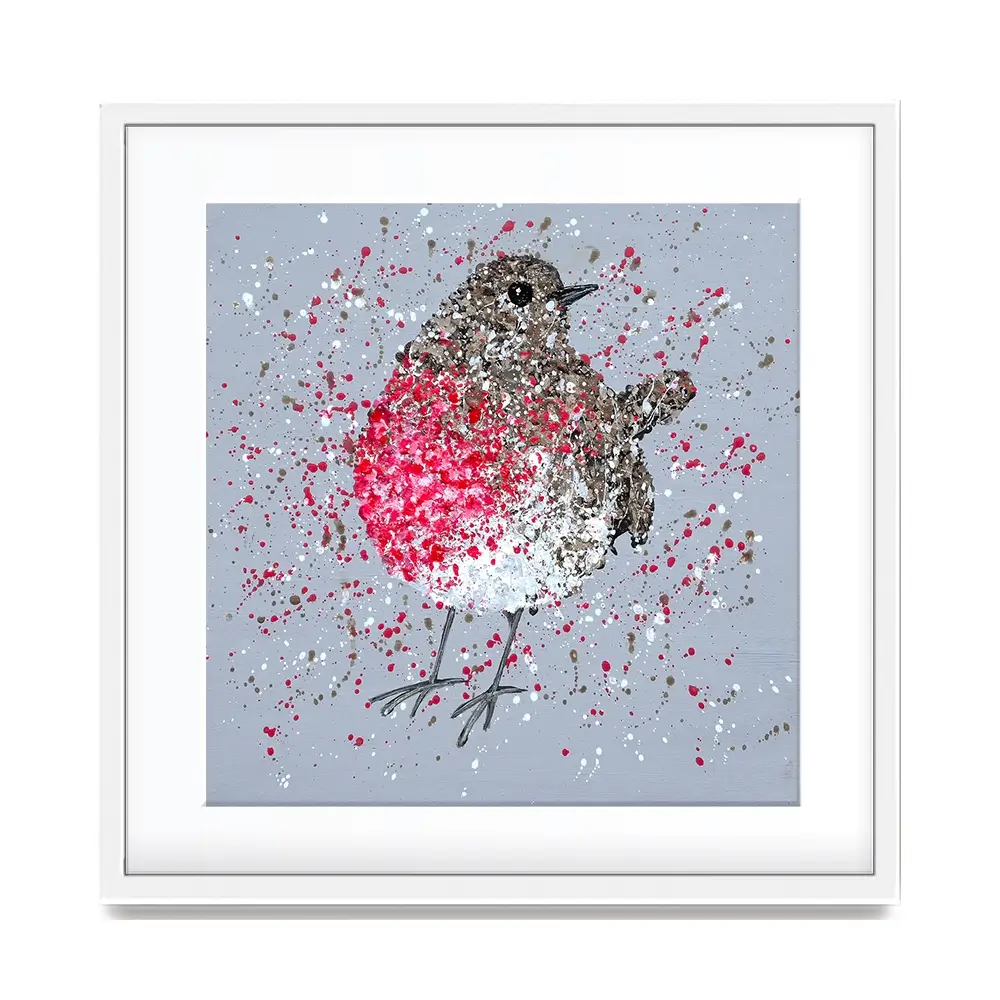 Rosie Robin Square Framed Art Print Rosie Robin Square Framed Art Print wall art product Jo Gough
