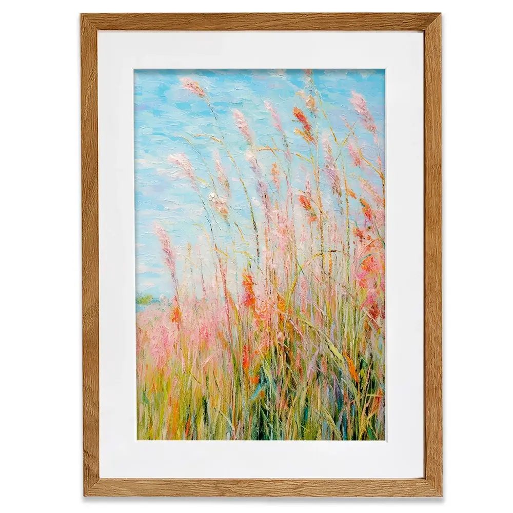 Rough Painted Grass Framed Art Print Rough Painted Grass Framed Art Print wall art product Treechild