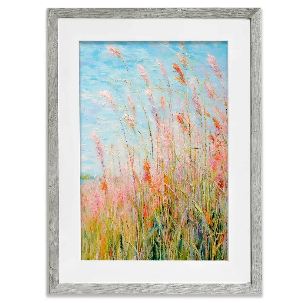 Rough Painted Grass Framed Art Print Rough Painted Grass Framed Art Print wall art product Treechild