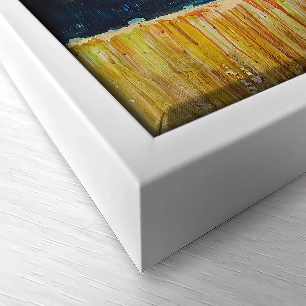 Rounded Orange Tree Square Canvas Print Rounded Orange Tree Square Canvas Print wall art product Art Print Shop