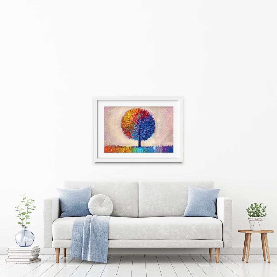 Rounded Tree Of Life Framed Art Print wall art product S-BELOV / Shutterstock
