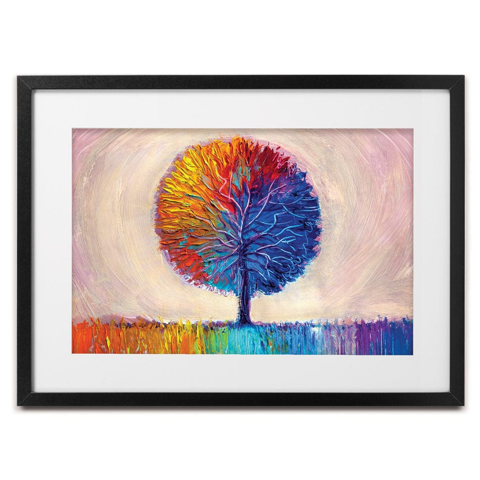Rounded Tree Of Life Framed Art Print wall art product S-BELOV / Shutterstock