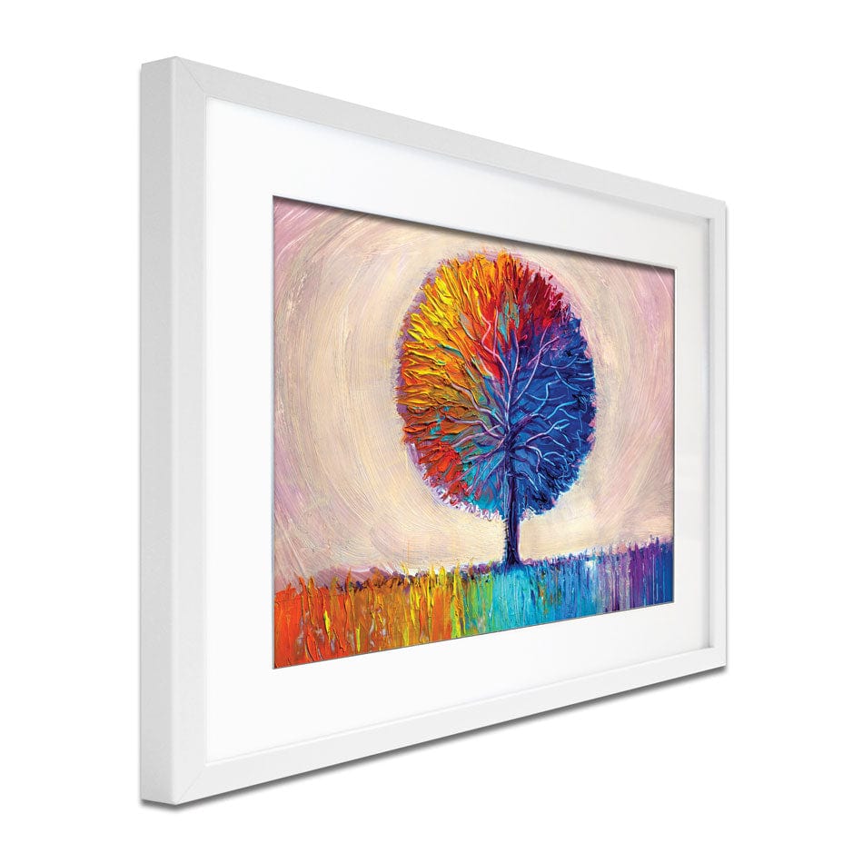 Rounded Tree Of Life Framed Art Print wall art product S-BELOV / Shutterstock