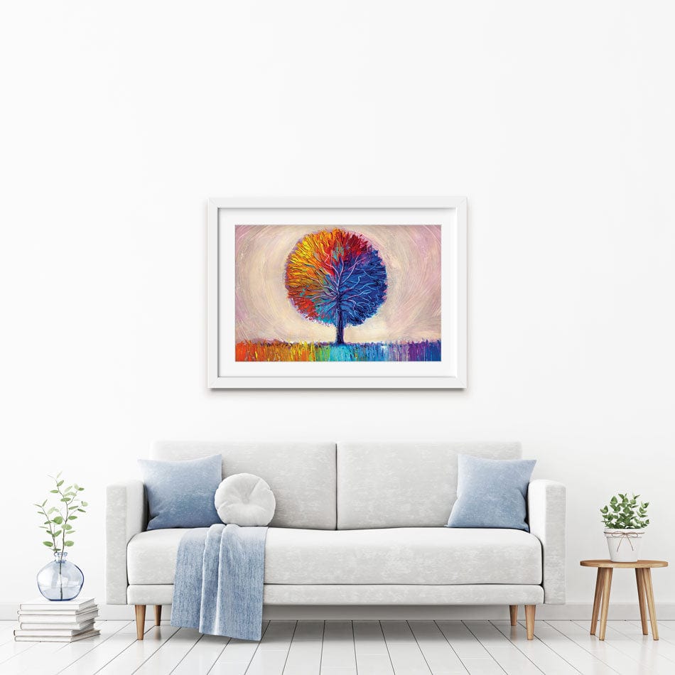 Rounded Tree Of Life Framed Art Print wall art product S-BELOV / Shutterstock