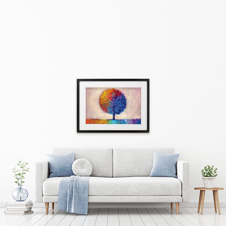 Rounded Tree Of Life Framed Art Print wall art product S-BELOV / Shutterstock