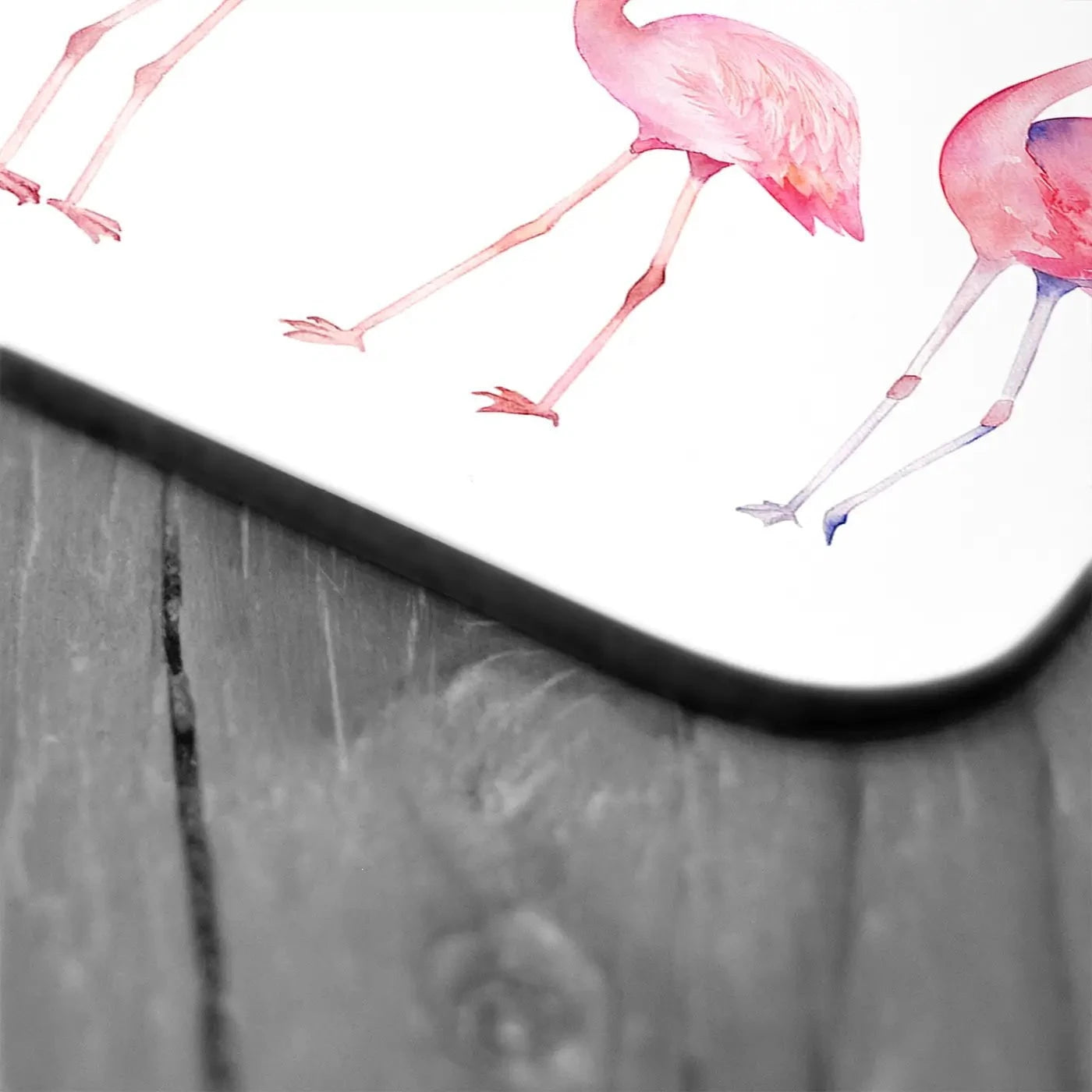 Row Of Flamingos Coaster Set Row Of Flamingos Coaster Set wall art product Naticka / Shutterstock