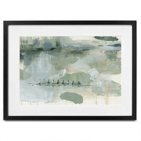 Rowing Eight On The River Framed Art Print Rowing Eight On The River Framed Art Print wall art product Chromatic Storm Studio