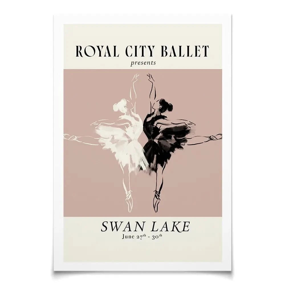 Royal Ballet Poster Art Print Royal Ballet Poster Art Print wall art product Victoria Barnes