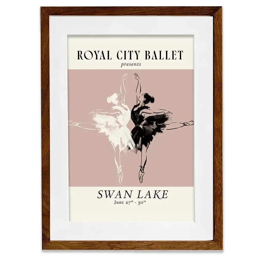 Royal Ballet Poster Framed Art Print Royal Ballet Poster Framed Art Print wall art product Victoria Barnes