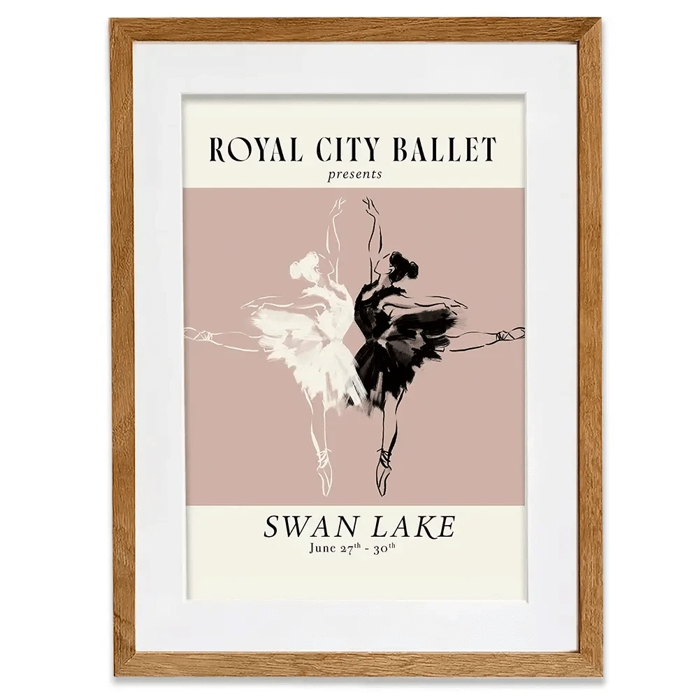 Royal Ballet Poster Framed Art Print Royal Ballet Poster Framed Art Print wall art product Victoria Barnes