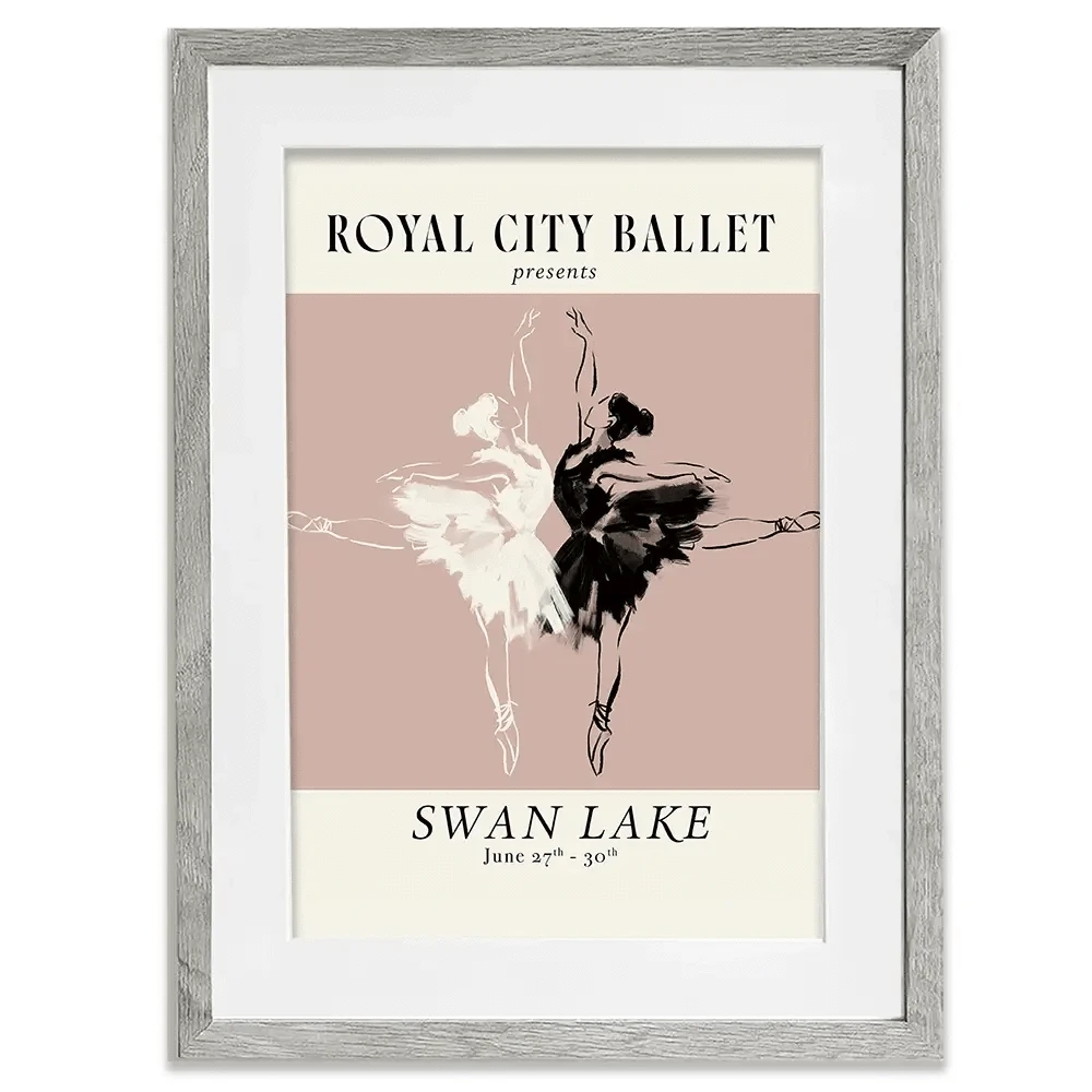 Royal Ballet Poster Framed Art Print Royal Ballet Poster Framed Art Print wall art product Victoria Barnes