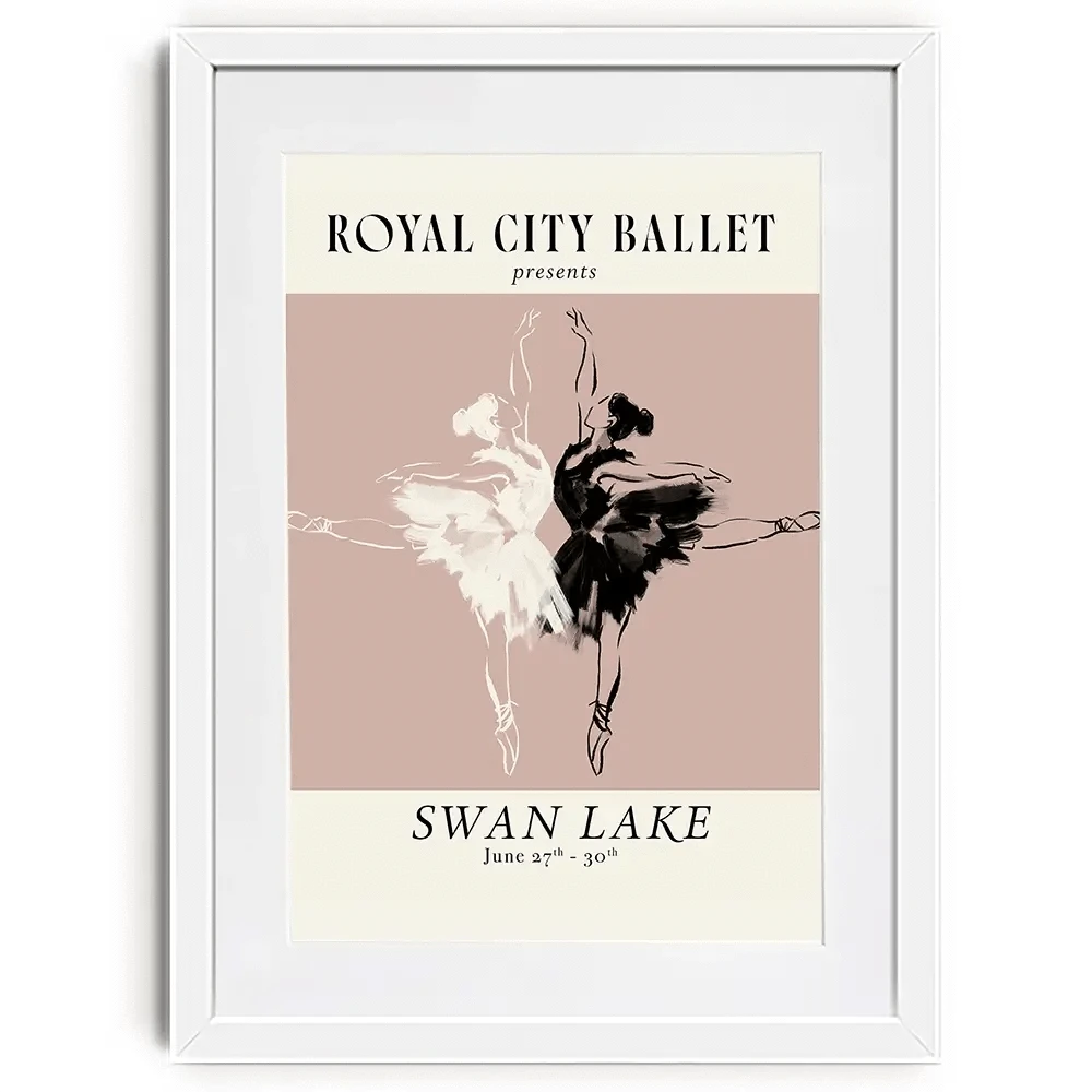 Royal Ballet Poster Framed Art Print Royal Ballet Poster Framed Art Print wall art product Victoria Barnes