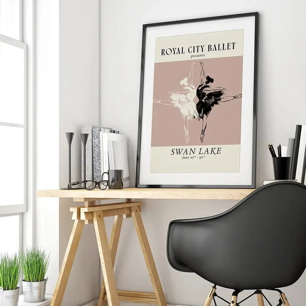 Royal Ballet Poster Framed Art Print Royal Ballet Poster Framed Art Print wall art product Victoria Barnes