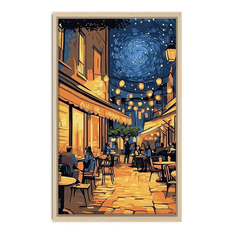 Rue Du Cafe Canvas Print Rue Du Cafe Canvas Print wall art product David Alexander Elder