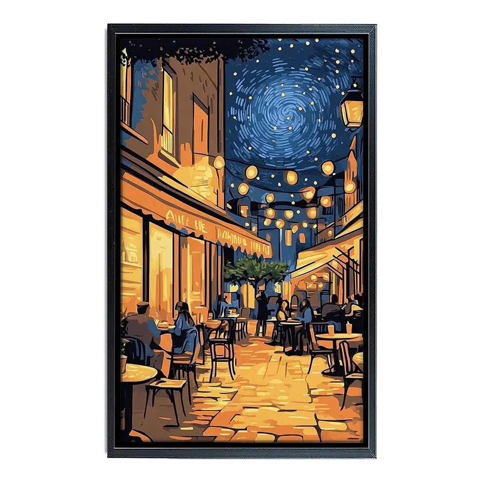 Rue Du Cafe Canvas Print Rue Du Cafe Canvas Print wall art product David Alexander Elder