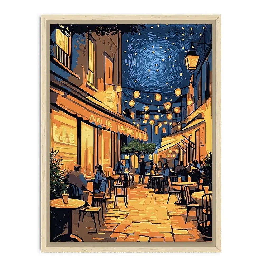 Rue Du Cafe Canvas Print Rue Du Cafe Canvas Print wall art product David Alexander Elder