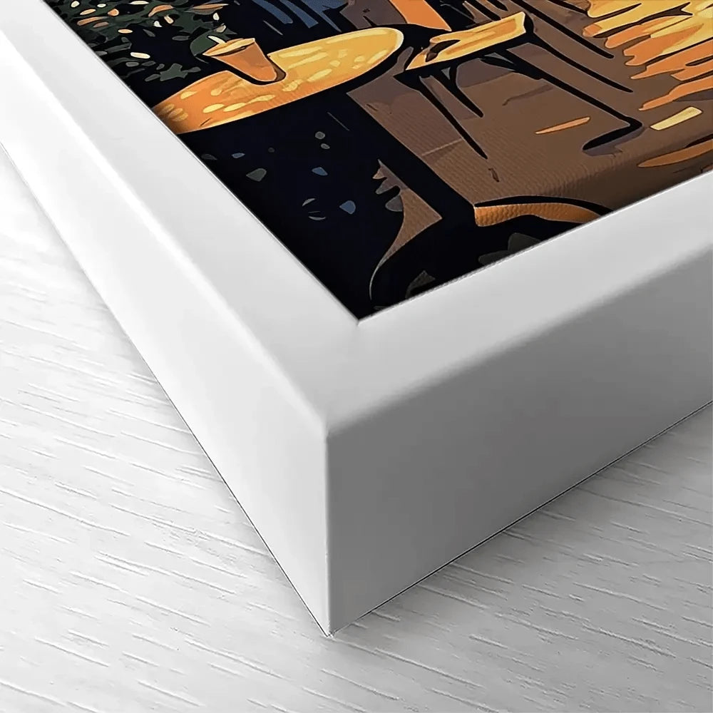 Rue Du Cafe Canvas Print Rue Du Cafe Canvas Print wall art product David Alexander Elder