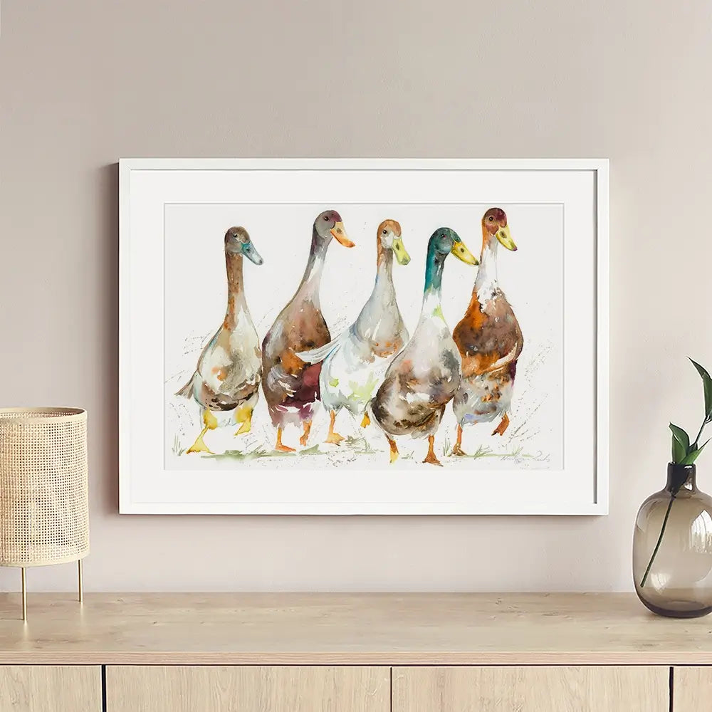 Running Club Framed Art Print Running Club Framed Art Print wall art product Nicola Jane Rowles
