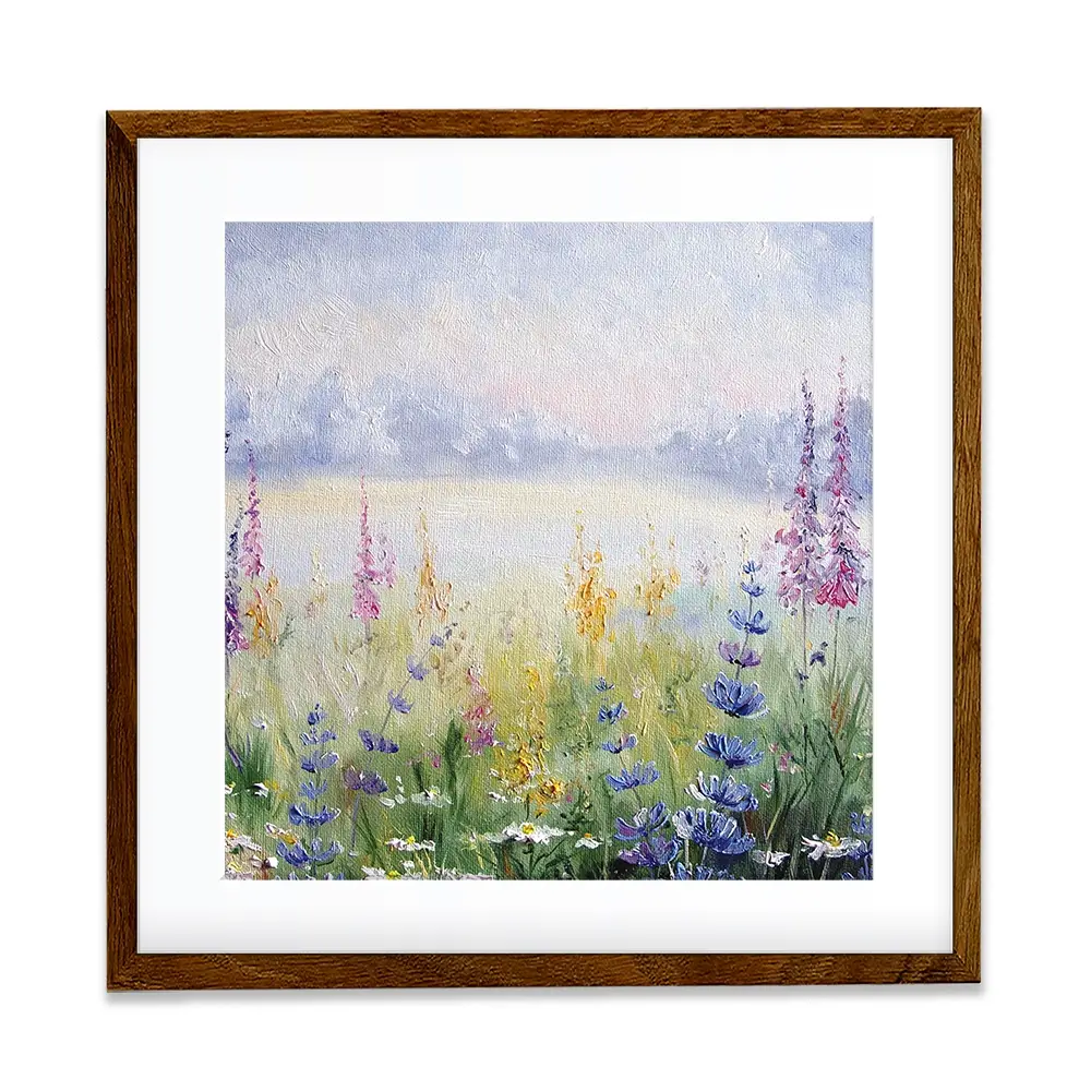 Rural Landscape Square Framed Art Print Rural Landscape Square Framed Art Print wall art product Yarikart / Shutterstock