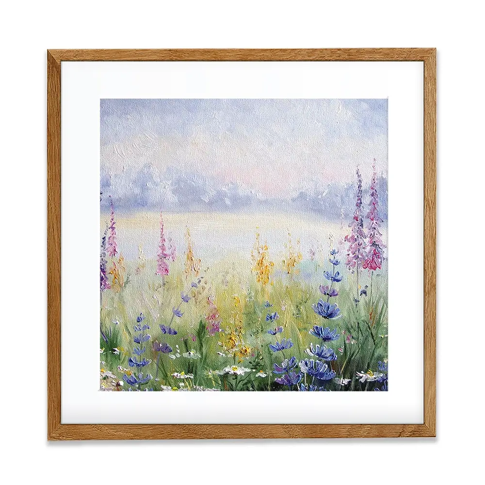 Rural Landscape Square Framed Art Print Rural Landscape Square Framed Art Print wall art product Yarikart / Shutterstock