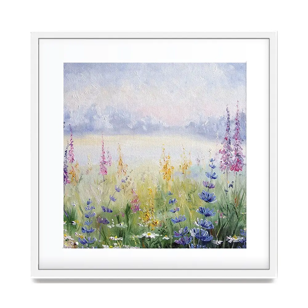 Rural Landscape Square Framed Art Print Rural Landscape Square Framed Art Print wall art product Yarikart / Shutterstock