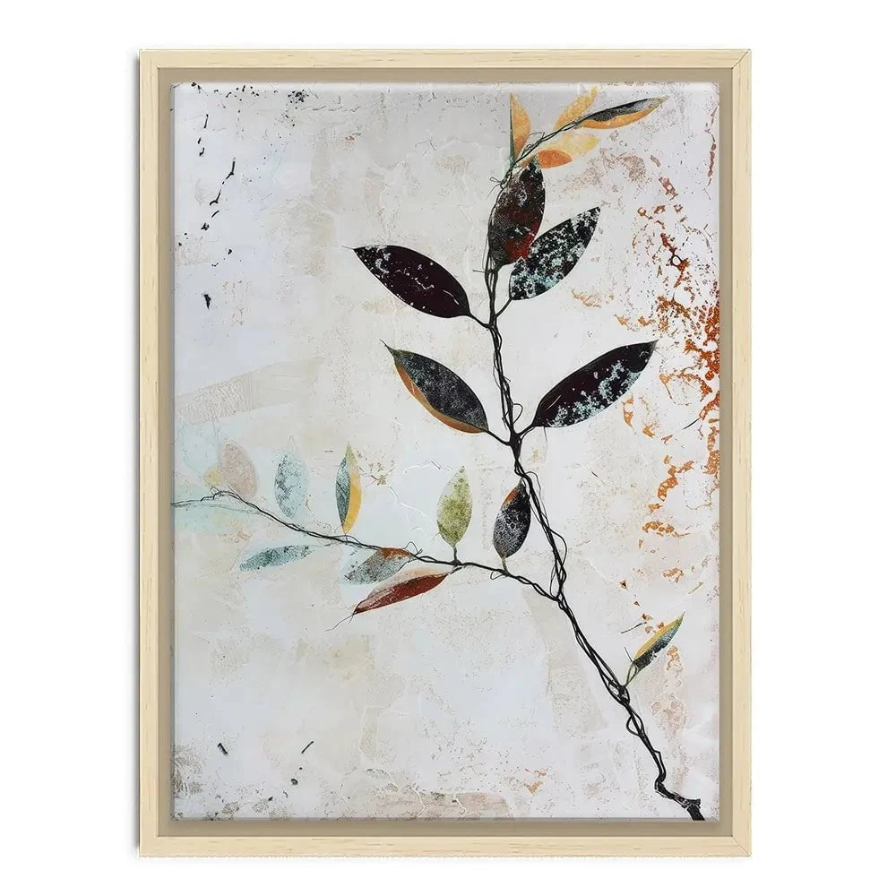 Rustic Leaves Canvas Print Rustic Leaves Canvas Print wall art product Treechild