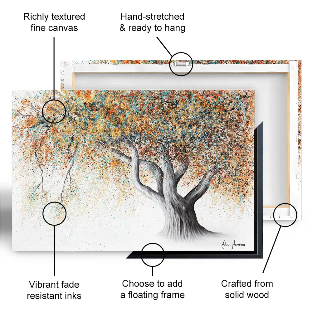 Rusty Autumn Tree Canvas Print Rusty Autumn Tree Canvas Print wall art product Ashvin Harrison
