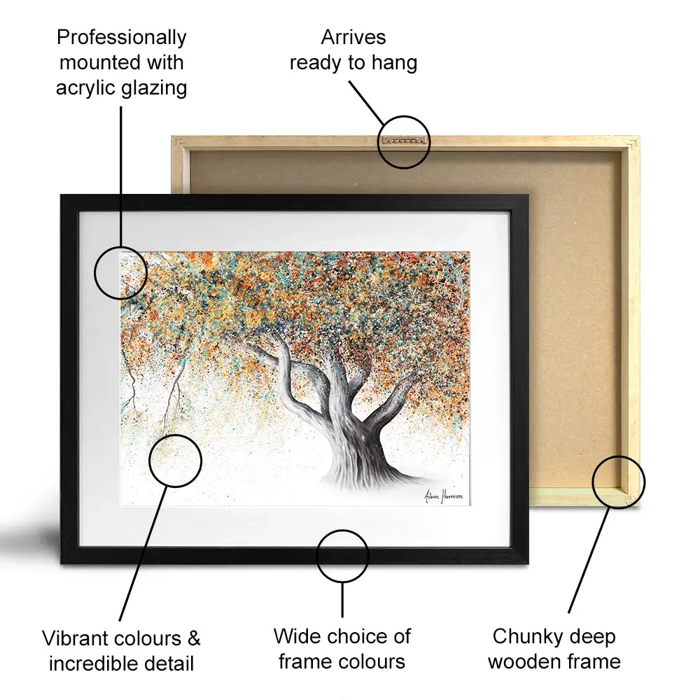 Rusty Autumn Tree Framed Art Print Rusty Autumn Tree Framed Art Print wall art product Ashvin Harrison