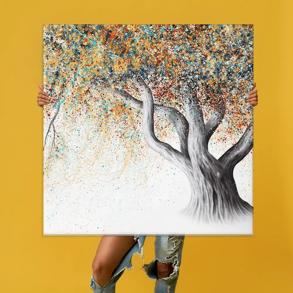 Rusty Autumn Tree Oversized Canvas Print Rusty Autumn Tree Oversized Canvas Print wall art product Art Print Shop