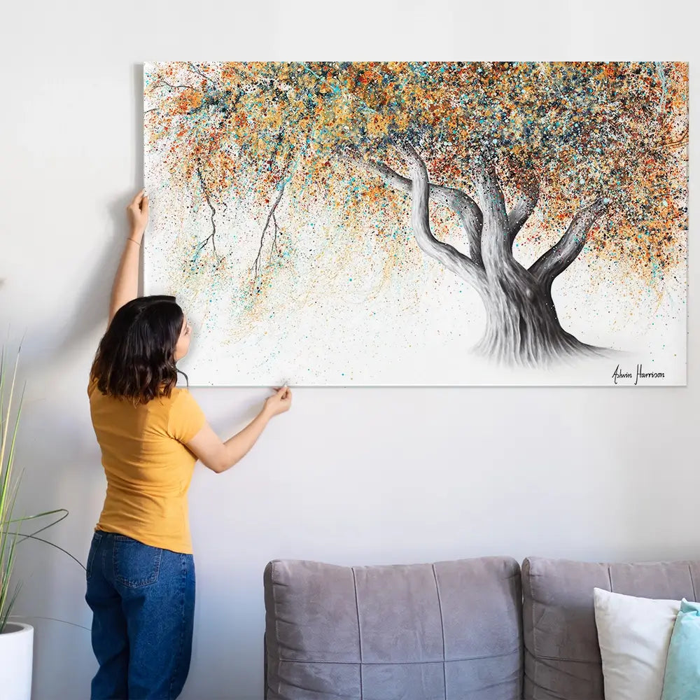 Rusty Autumn Tree Oversized Canvas Print Rusty Autumn Tree Oversized Canvas Print wall art product Art Print Shop