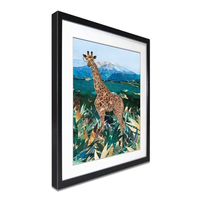 Safari Giraffe Framed Art Print Safari Giraffe Framed Art Print wall art product Sarah Manovski