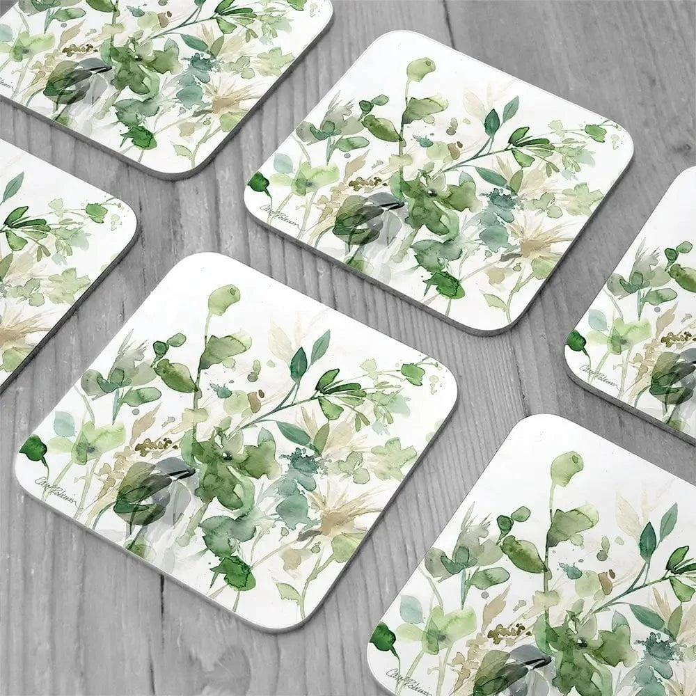 Sage Garden 1 Coaster Set Sage Garden 1 Coaster Set wall art product Carol Robinson