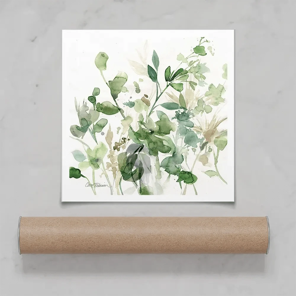 Sage Garden 1 Square Art Print Sage Garden 1 Square Art Print wall art product Carol Robinson