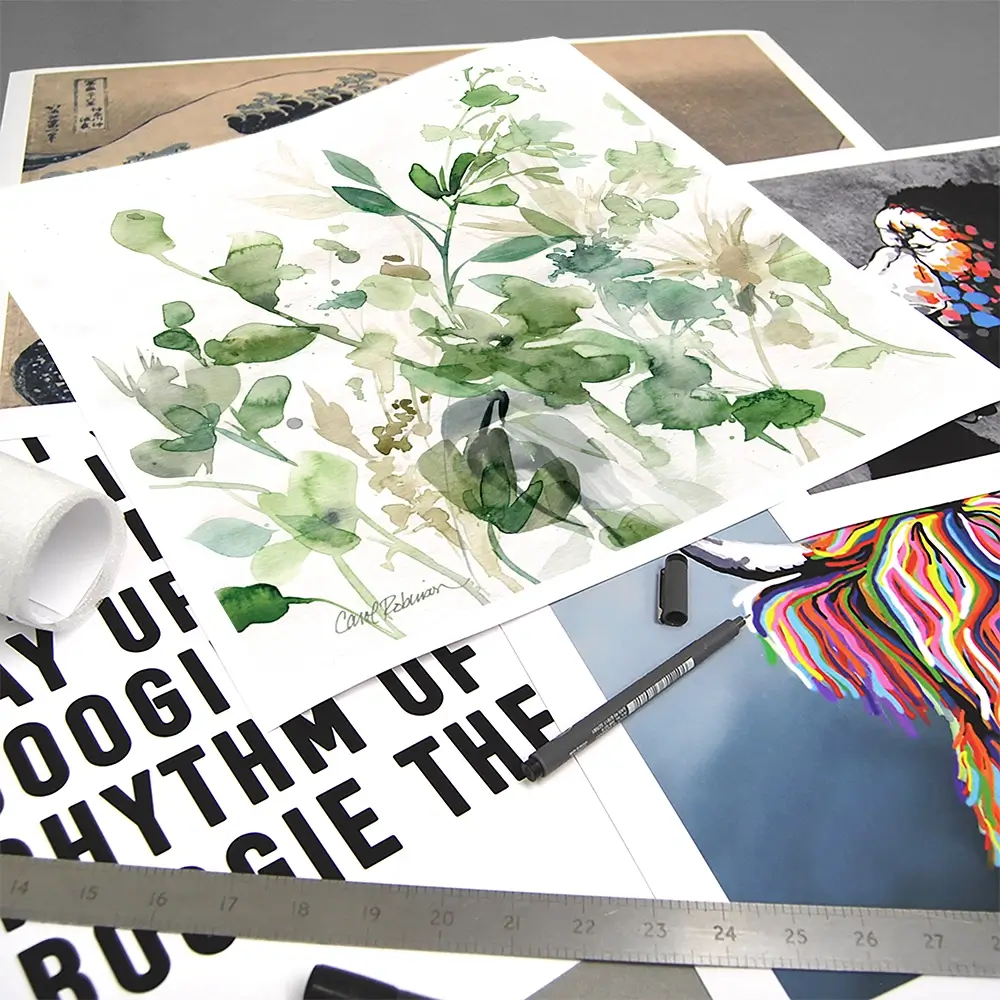 Sage Garden 1 Square Art Print Sage Garden 1 Square Art Print wall art product Carol Robinson