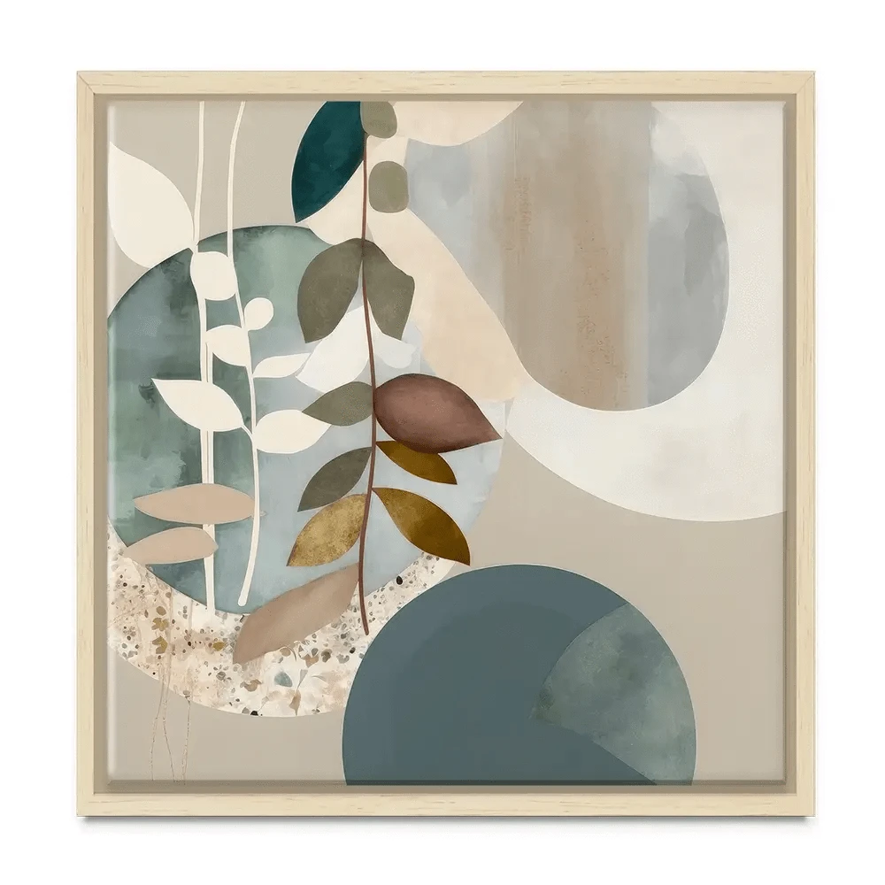 Sage Mod Mirage Square Canvas Print Sage Mod Mirage Square Canvas Print wall art product Isabella Karolewicz